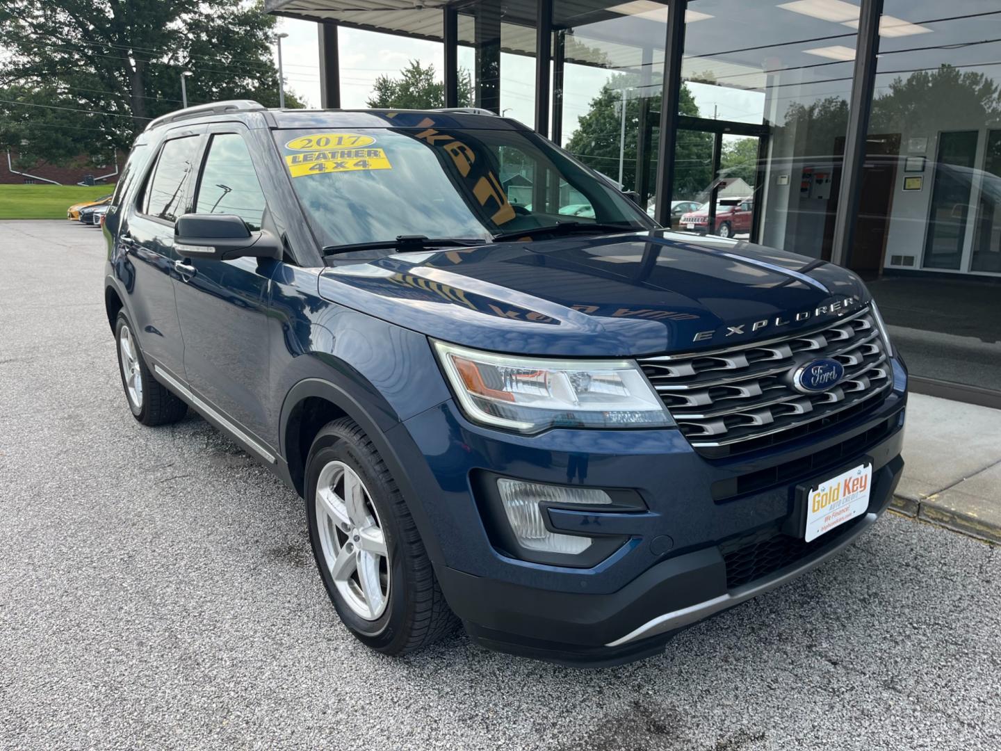 2017 Blue Ray Metallic Ford Explorer (1FM5K8D81HG) , located at 1633 W Kimberly, Davenport, IA, 52806, (563) 323-5341, 41.559456, -90.598732 - Photo#2