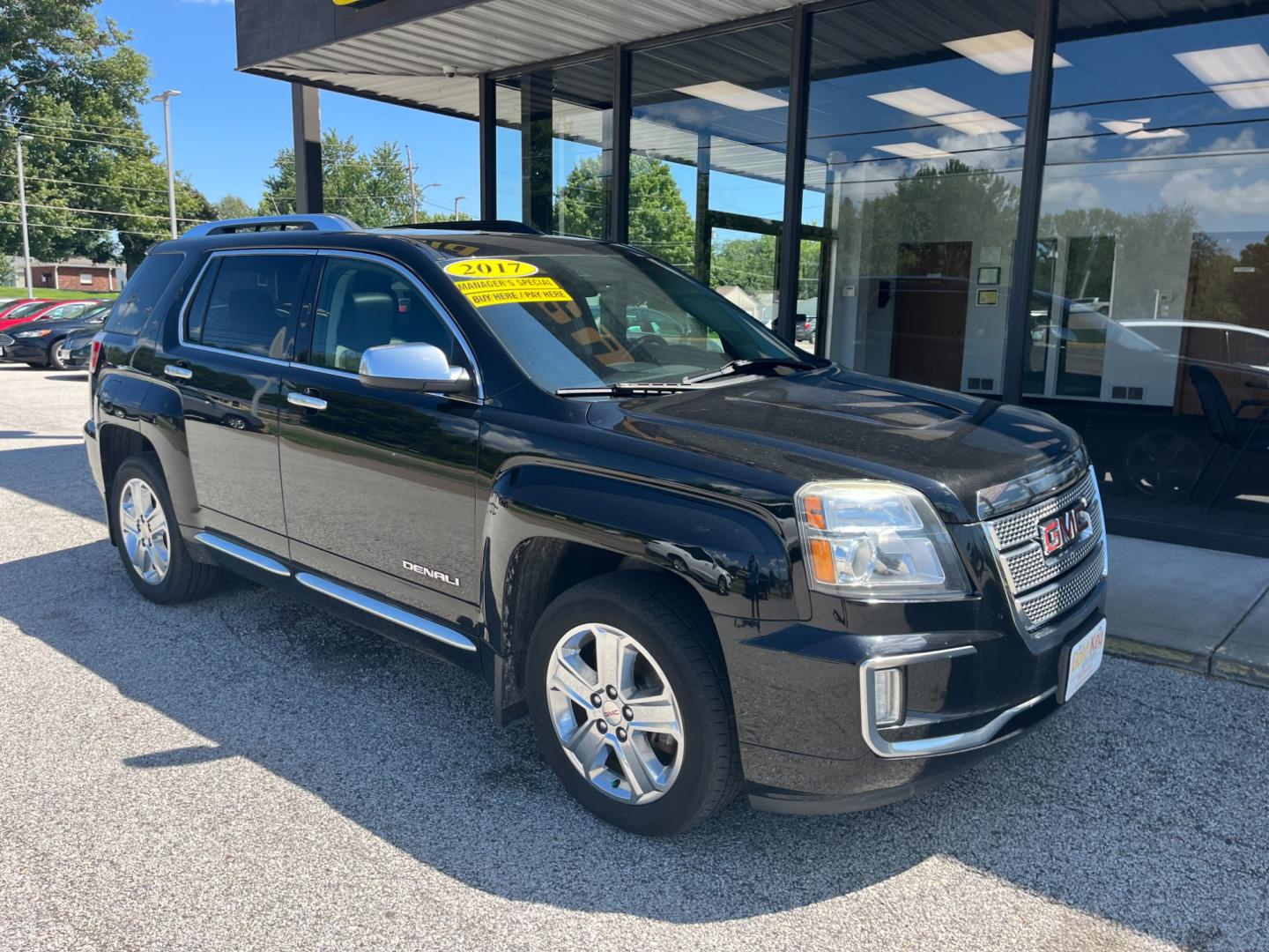 2017 Onyx Black GMC Terrain SLE2 FWD (2GKALREK6H6) with an 2.4L L4 DOHC 16V engine, 6-Speed Automatic transmission, located at 1633 W Kimberly, Davenport, IA, 52806, (563) 323-5341, 41.559456, -90.598732 - Photo#2