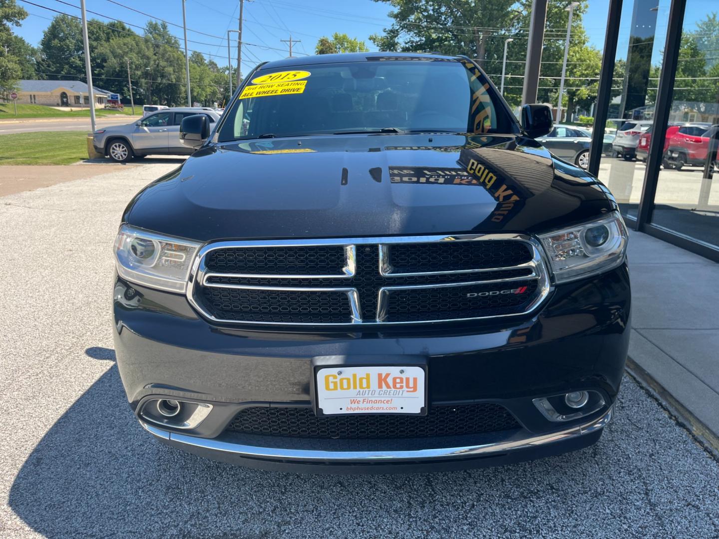 2015 Black Dodge Durango (1C4RDJDG2FC) , located at 1633 W Kimberly, Davenport, IA, 52806, (563) 323-5341, 41.559456, -90.598732 - Photo#1