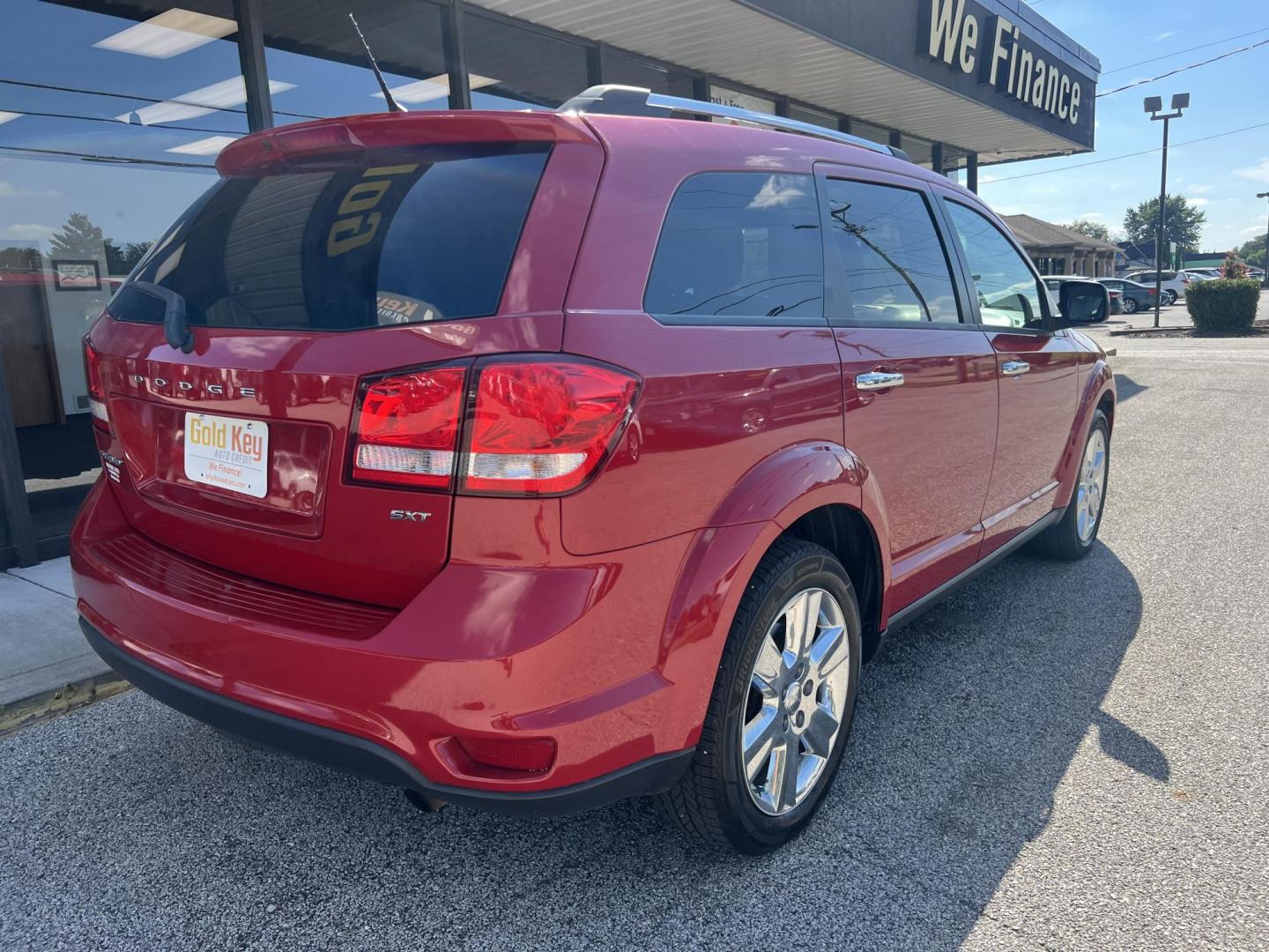 2016 Redline Pearl Coat /Black Dodge Journey SXT (3C4PDCBBXGT) with an 2.4L L6 DOHC 16V engine, 4A transmission, located at 1633 W Kimberly, Davenport, IA, 52806, (563) 323-5341, 41.559456, -90.598732 - Photo#3