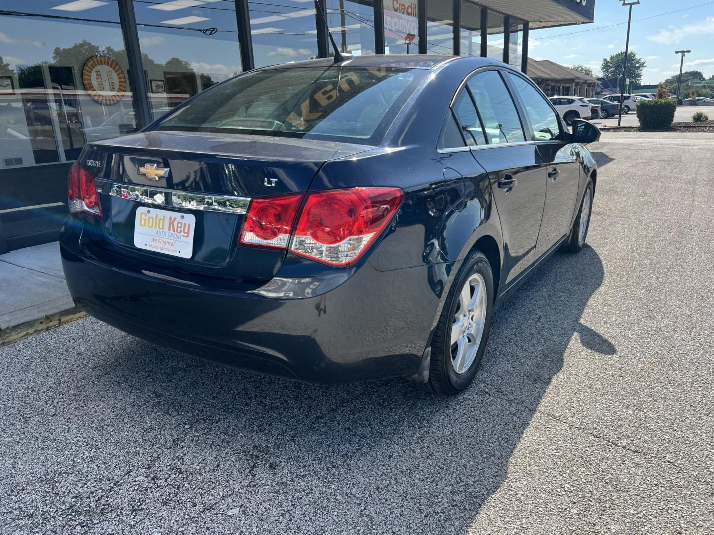 2014 Black /Gray Chevrolet Cruze 1LT Auto (1G1PC5SB5E7) with an 1.4L L4 DOHC 16V TURBO engine, 6-Speed Automatic transmission, located at 1633 W Kimberly, Davenport, IA, 52806, (563) 323-5341, 41.559456, -90.598732 - Photo#3