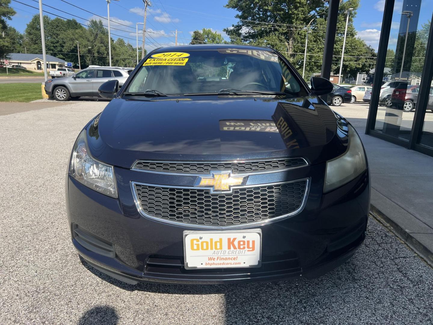 2014 Black /Gray Chevrolet Cruze 1LT Auto (1G1PC5SB5E7) with an 1.4L L4 DOHC 16V TURBO engine, 6-Speed Automatic transmission, located at 1633 W Kimberly, Davenport, IA, 52806, (563) 323-5341, 41.559456, -90.598732 - Photo#2