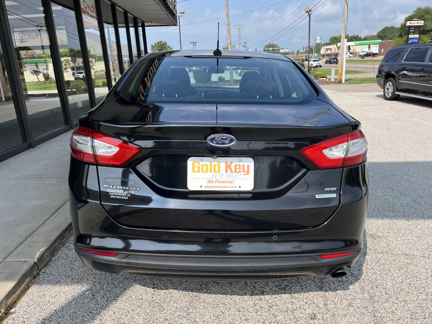 2014 Tuxedo Black Metallic Ford Fusion SE (3FA6P0HD2ER) with an 1.5L L4 DOHC 16V engine, located at 1633 W Kimberly, Davenport, IA, 52806, (563) 323-5341, 41.559456, -90.598732 - Photo#4