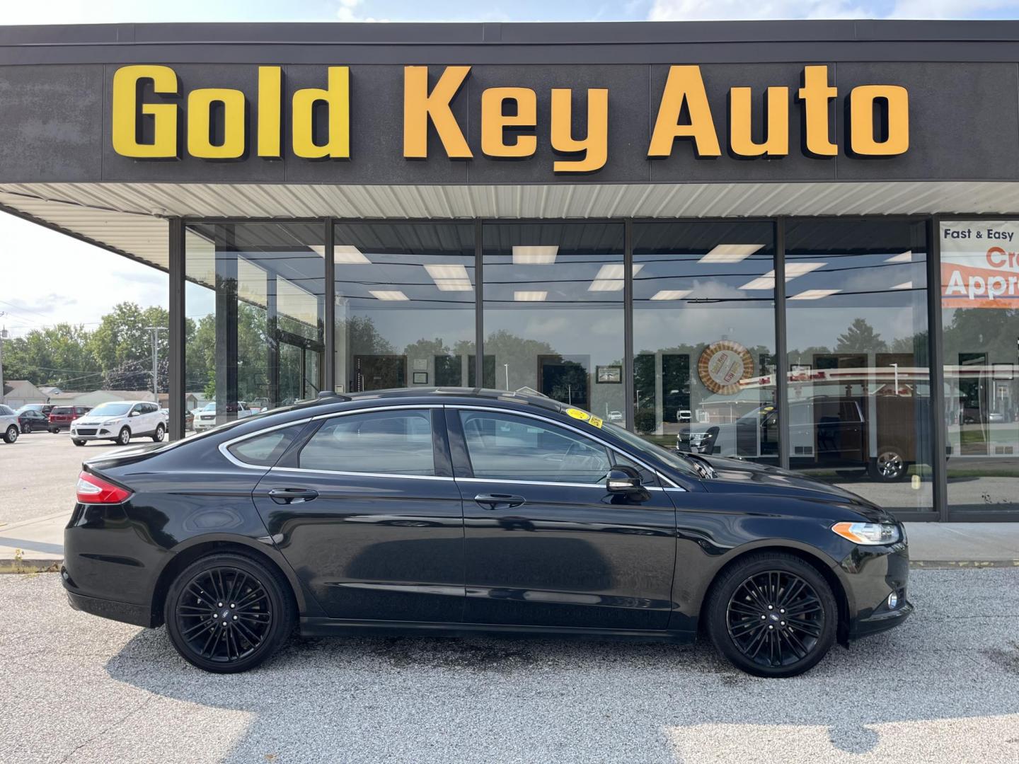 2014 Tuxedo Black Metallic Ford Fusion SE (3FA6P0HD2ER) with an 1.5L L4 DOHC 16V engine, located at 1633 W Kimberly, Davenport, IA, 52806, (563) 323-5341, 41.559456, -90.598732 - Photo#0