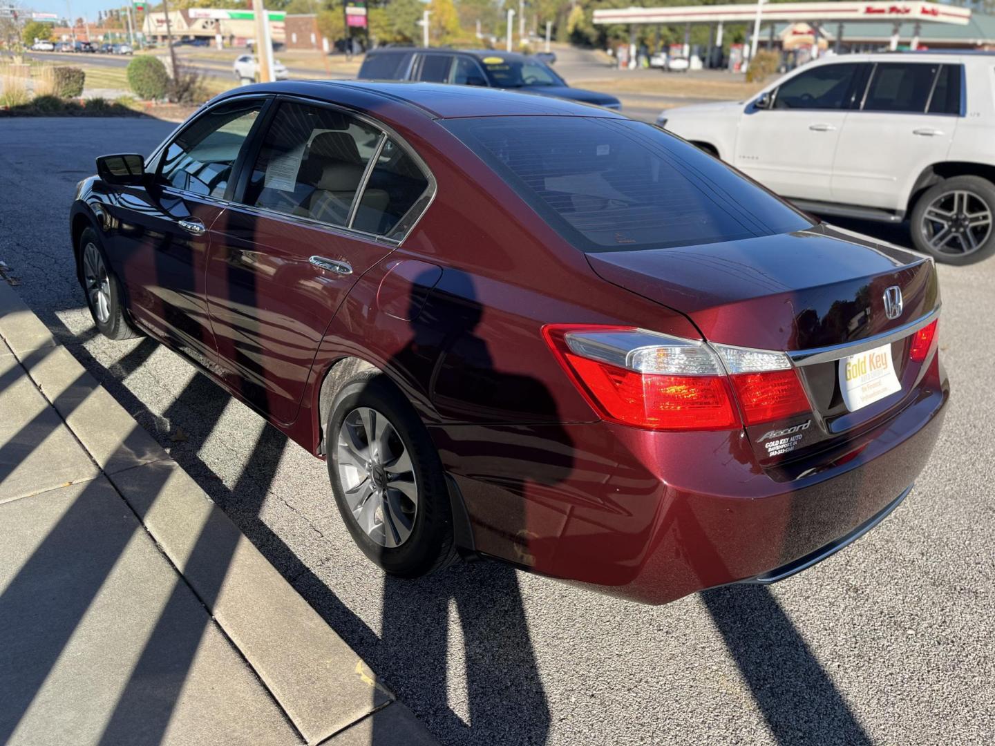 2015 Basque Red Pearl II Honda Accord LX Sedan CVT (1HGCR2F35FA) with an 2.4L L4 DOHC 16V engine, Continuously Variable Transmission transmission, located at 1633 W Kimberly, Davenport, IA, 52806, (563) 323-5341, 41.559456, -90.598732 - Photo#3