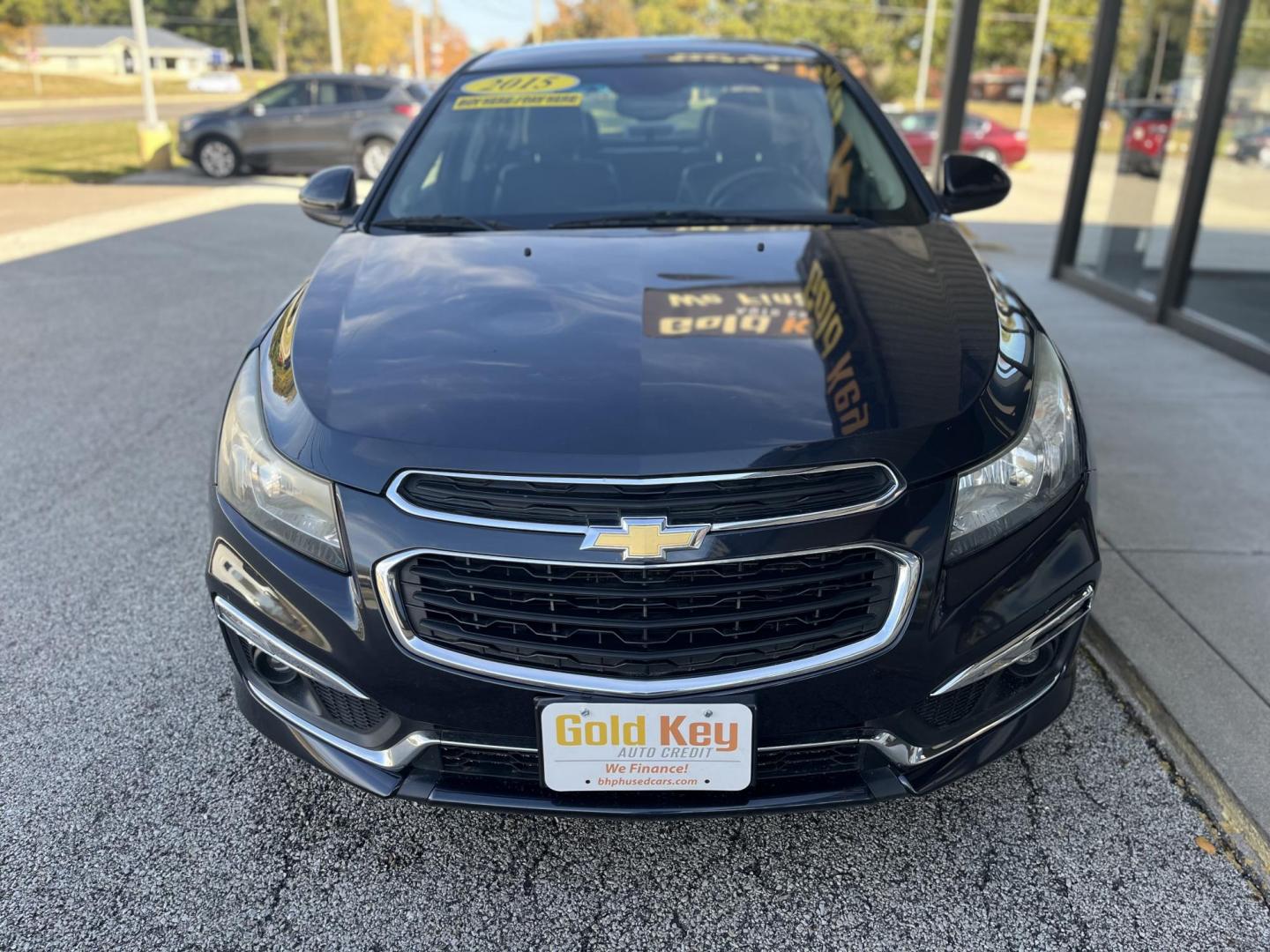 2015 Black Granite Metallic Chevrolet Cruze LTZ Auto (1G1PG5SB5F7) with an 1.4L L4 DOHC 16V TURBO engine, 6-Speed Automatic transmission, located at 1633 W Kimberly, Davenport, IA, 52806, (563) 323-5341, 41.559456, -90.598732 - Photo#1