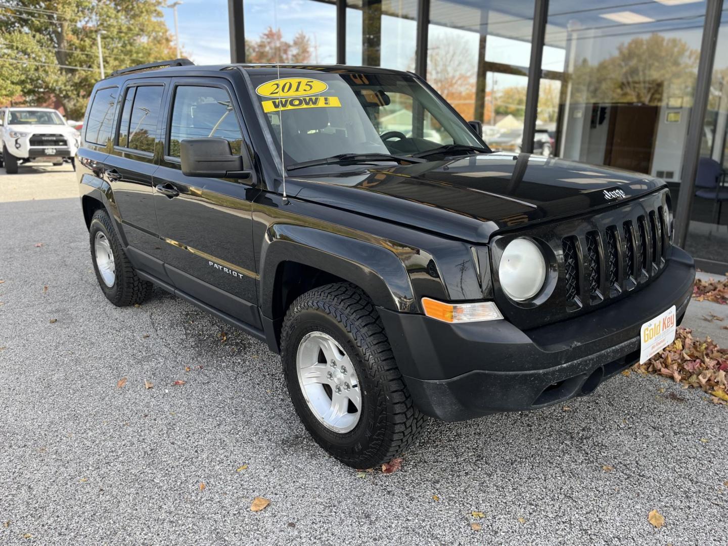 2015 Black Clearcoat Jeep Patriot Sport 4WD (1C4NJRBB5FD) with an 2.4L L4 DOHC 16V engine, located at 1633 W Kimberly, Davenport, IA, 52806, (563) 323-5341, 41.559456, -90.598732 - Photo#2