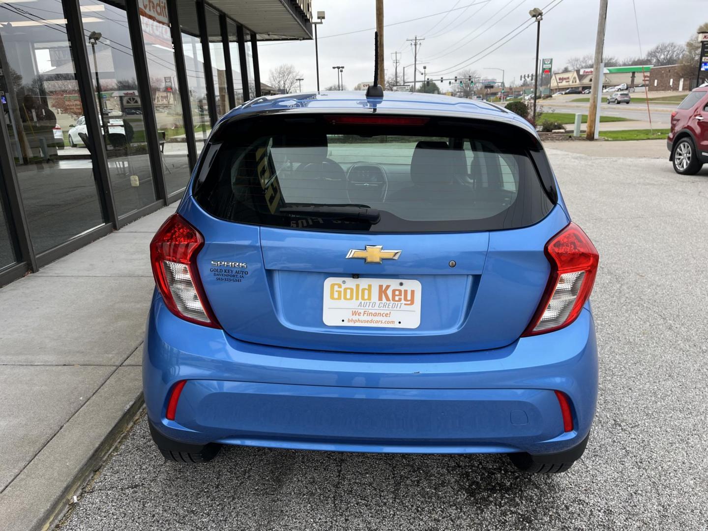 2017 Blue Chevrolet Spark LS CVT (KL8CB6SA1HC) with an 1.4L L4 16V DOHC engine, Continuously Variable Transmission transmission, located at 1633 W Kimberly, Davenport, IA, 52806, (563) 323-5341, 41.559456, -90.598732 - Photo#3