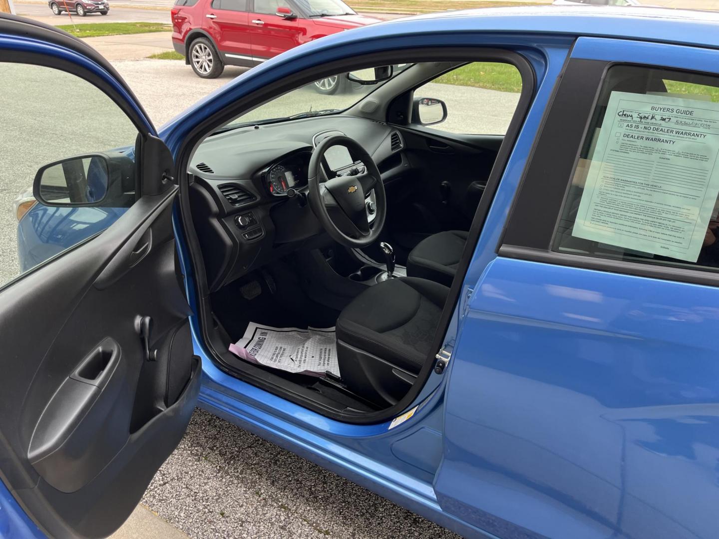 2017 Blue Chevrolet Spark LS CVT (KL8CB6SA1HC) with an 1.4L L4 16V DOHC engine, Continuously Variable Transmission transmission, located at 1633 W Kimberly, Davenport, IA, 52806, (563) 323-5341, 41.559456, -90.598732 - Photo#6