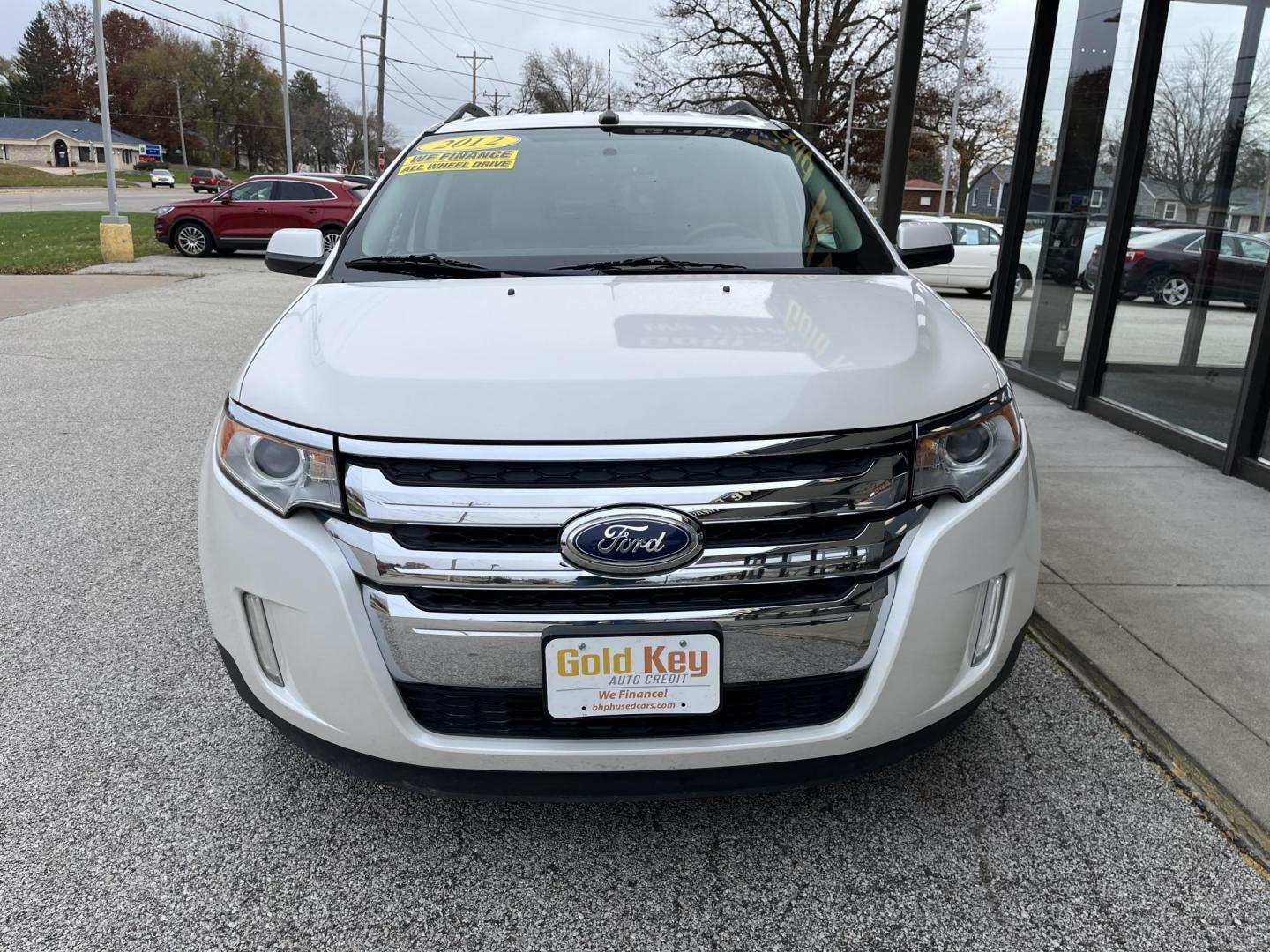 2012 White Platinum Tricoat Metallic Ford Edge Limited AWD (2FMDK4KC0CB) with an 3.5L V6 DOHC 24V engine, 6-Speed Automatic transmission, located at 1633 W Kimberly, Davenport, IA, 52806, (563) 323-5341, 41.559456, -90.598732 - Photo#1