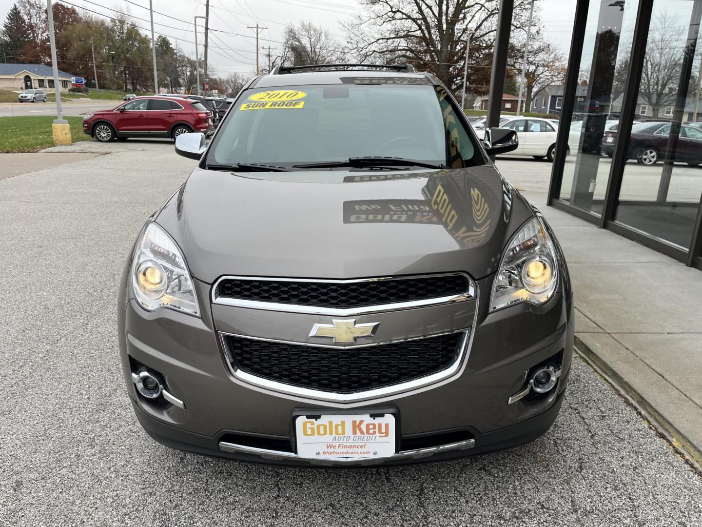 2010 Mocha Steel Metallic Chevrolet Equinox LTZ FWD (2CNALFEW8A6) with an 2.4L L4 DOHC 16V engine, 6-Speed Automatic transmission, located at 1633 W Kimberly, Davenport, IA, 52806, (563) 323-5341, 41.559456, -90.598732 - Photo#1