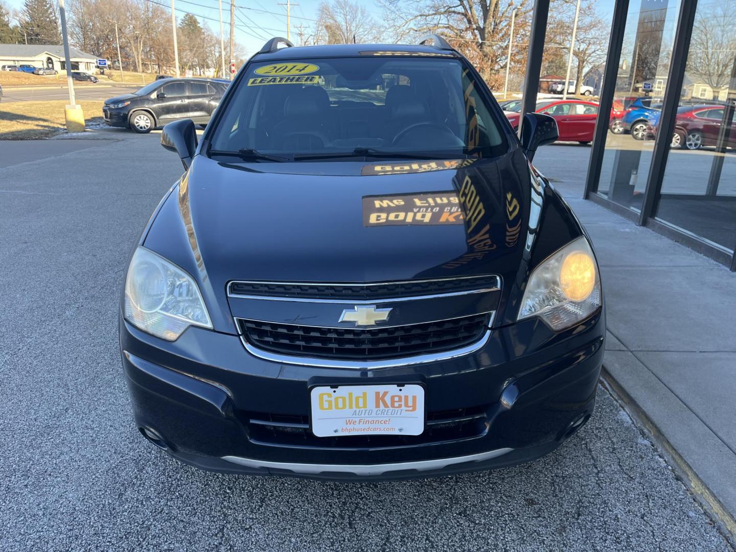 2014 Black Chevrolet Captiva Sport LTZ FWD (3GNAL4EK0ES) with an 2.4L L4 DOHC 16V FFV engine, 6-Speed Automatic transmission, located at 1633 W Kimberly, Davenport, IA, 52806, (563) 323-5341, 41.559456, -90.598732 - Photo#1