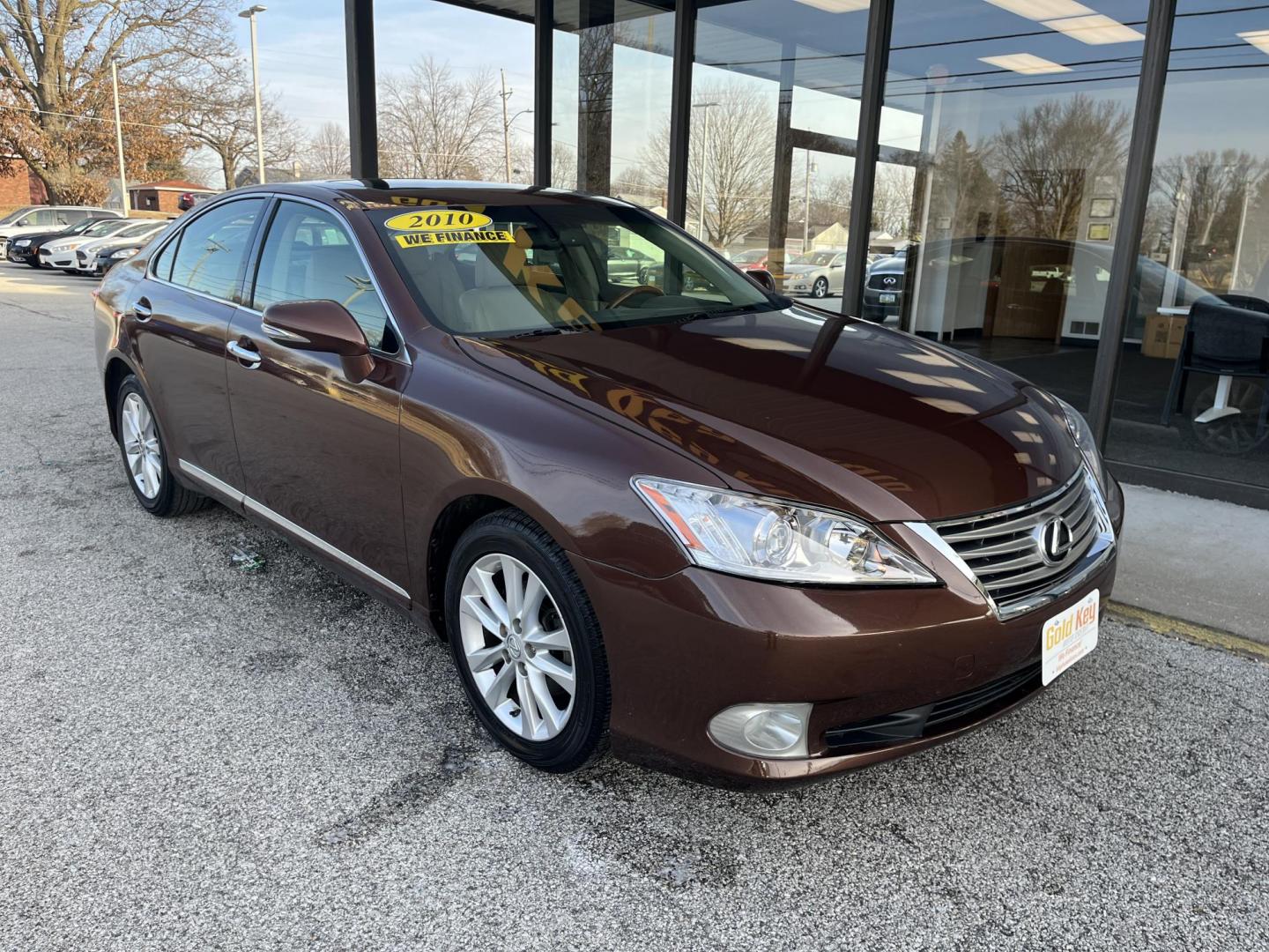 2010 Bronze Lexus ES 350 Luxury (JTHBK1EGXA2) , located at 1633 W Kimberly, Davenport, IA, 52806, (563) 323-5341, 41.559456, -90.598732 - Photo#2